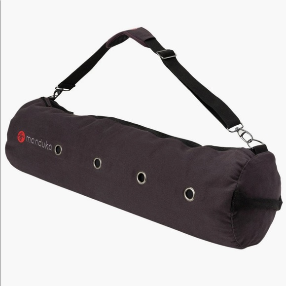 manduka Bags Nwt Manduka Matsak Large Yoga Mat Bag Graphite Poshmark
